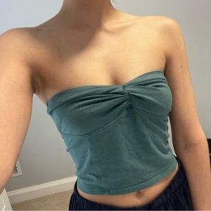 Abercrombie & Fitch Strapless Crop Top